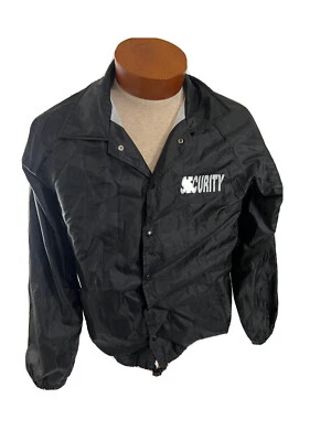 Law Pro Security Jacket Men’s Small Quartermaster Button Front Black  - Image 1 of 4