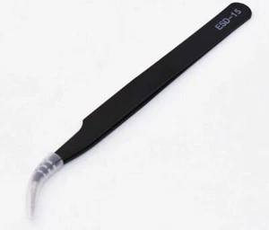 VETUS Pinzetta Antistatica, Punta, Punta Acciaio Inox Finitura Professionale ES - Foto 1 di 2