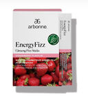 Arbonne Ginseng Energy Fizz Sticks - Strawberry Flavour x10 Sachets (BBE 03/24)