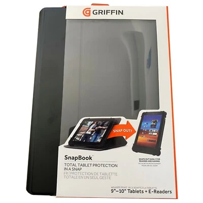 Griffin iPad Pro 9.7 Case | Snapbook Protective Flip Folio Cover Black | New - Image 1 of 4
