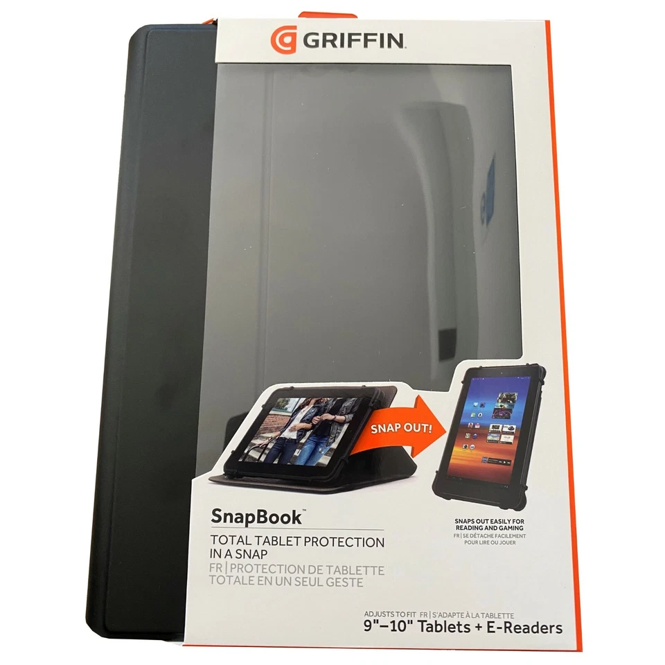 Funda Griffin iPad Pro 9.7 | Snapbook Funda Protectora Abatible Folio Negra | Nueva Foto 1 de 4