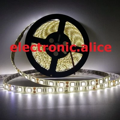 DC12V 5050 SMD 5M Neutral white 4500K  300LED Strip light flexible 60leds/m IP65 - Image 1 of 4