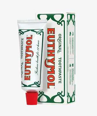 Euthymol Original Toothpaste - 75ml | Fluoride-Free Antiseptic Oral Care - Image 1 of 4