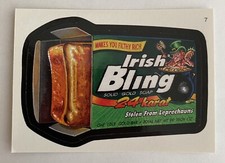 2007 Topps Wacky Packages Series 6 #7 Irish Bling Solid Gold Soap