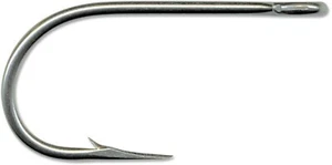 Mustad9510XXXS-SS-6/0-5 Classic Salmon Siwash Hook 6/0 Stainless Steel 5/Pack - Picture 1 of 1