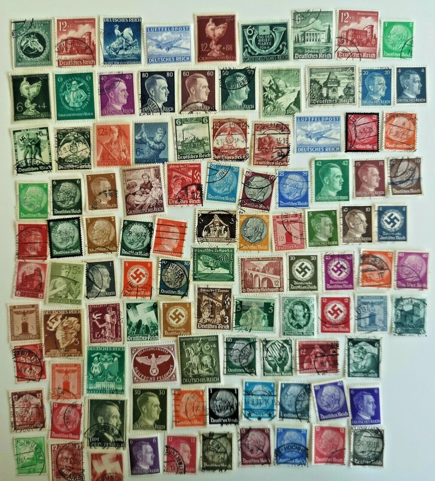 Estampillas del Tercer Reich 1933-45 SIN territorios - 50 a 500 diferentes Foto 1 de 1