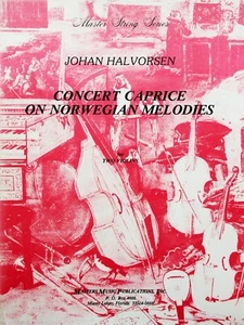Johan Halvorsen concert Caprice on Norwegian Melodies for 2 violins sheet music - Picture 1 of 1
