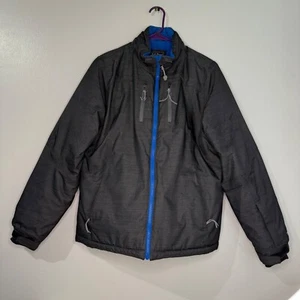 L.L. Bean Kids' Puffer Jacket Full Zip Gray Blue XL 18 / Men's Small - Picture 1 of 10
