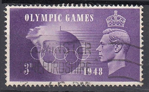 Gran Bretaña Inglaterra estampada Juegos Olímpicos 1948 Rey / 3147 - Imagen 1 de 1