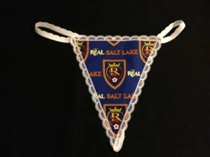 Womens REAL SALT LAKE Soccer Mls Ball Gstring Thong Sexy Underwear - Picture 1 of 1
