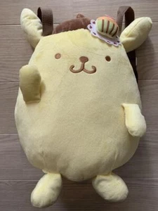 Sanrio Pompompurin Kuji Last One Sonderpreis Plüsch Rucksack Ichiban Japan - Bild 1 von 12