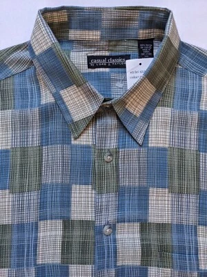 Camisa De Colección Lord & Taylor Para Hombre L Rayón Hawaiano Abotonada Informal Clásica NUEVA Foto 1 de 4
