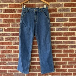 Carhartt Original Fit Carpenter Jeans Boys Size 16 28X31 Kids Adjustable Waist - Picture 1 of 10