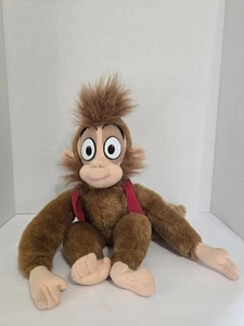 Rare Vintage 1992 Walt Disney's Alladin- Abu Plush 16" Stuffed Animal Monkey - Picture 1 of 15