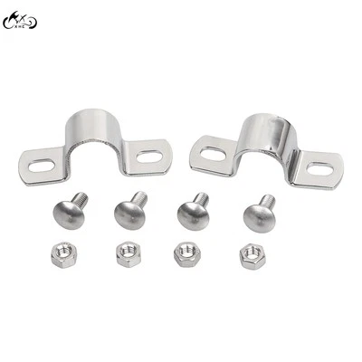 For Harley Rear Fender Mount Set UL EL FL FLH Hydra Glide U-Clamp Chrome Iron US - Image 1 of 4