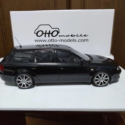 Audi RS6 C5 MTM Clubsport scala 1/18 modello pressofuso nero di Otto Kyosho - Immagine 1 di 4