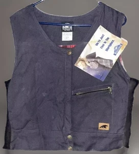 Polar King Key Canvas Flannel Lined Workwear Farm Vest Women’s XL - Picture 1 of 7