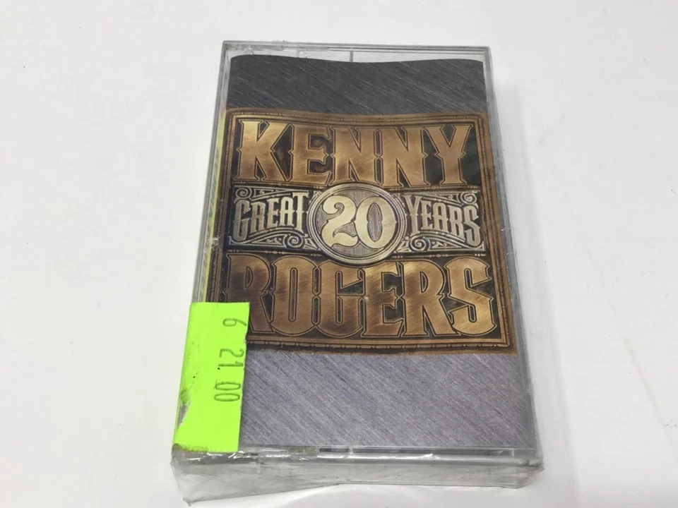 New Sealed Kenny Rogers 20 Great Years Cassette Tape - Image 1 of 4