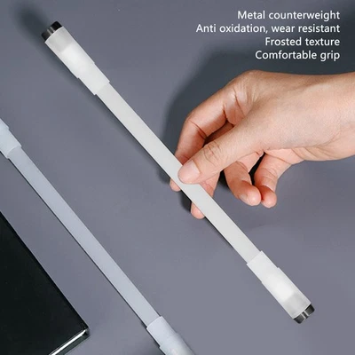 Rolling Finger Rotating Pen LED Flash Light Stress Relief Brain Training - Bild 1 von 4