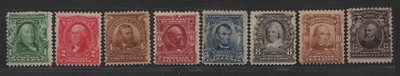 US 1902-1903 SCOTT #300/308 SET OF 8 MINT HINGED F-VF - Image 1 of 2