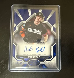 2025 Topps Tier One Heston Kjerstad Autograph Auto #99/99 Orioles - Picture 1 of 2