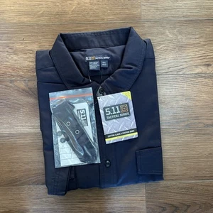 5.11 Station Shirt 720 Fire Navy Size 2XL New With Tags. Free Shipping - Picture 1 of 4