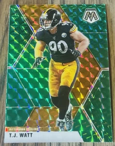 2020 Panini Mosaic Green Mosaic Prizm T.J. Watt #167 - Bild 1 von 2