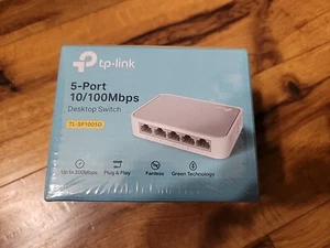 TP-Link TL-SF1005D 5-Port 10/100Mbps Fast Ethernet Switch (BRAND NEW Sealed) - Picture 1 of 3