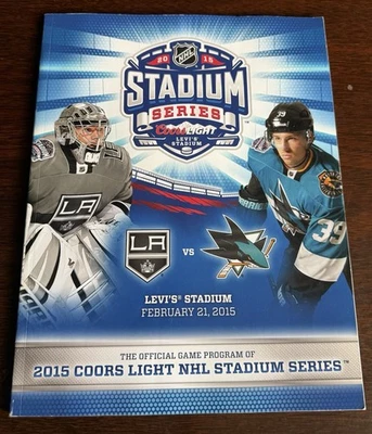 Serie Stadium 2015 Los Angeles Kings vs San José Sharks programa 21/02/15 Foto 1 de 4