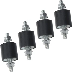 Amortiguador aislador vibratorio soportes goma 25 x 25 mm M6 4 piezas - Imagen 1 de 3