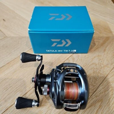 DAIWA TATULA SV TW 7.3 Left Handle Bait Casting Reel w/box Jp - Image 1 of 4