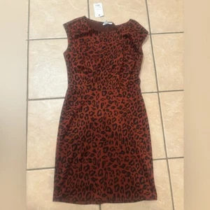 Leopard Print Dress- New with tags - Picture 1 of 7