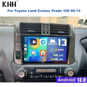 64G Android 13 Car Radio For Toyota Land Cruiser Prado 150 09-13 Head unit GPS - Picture 1 of 21