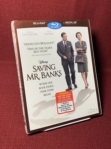 SAVING MR. BANKS Blu-Ray No Digital DISNEY 2014 W/ Slipcover SHIPS FREE - Foto 1 di 8