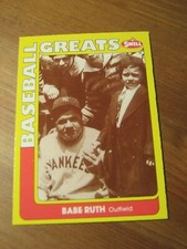 1990 Swell Baseball Greats #124 Babe Ruth - New York Yankees Legend          ZB3