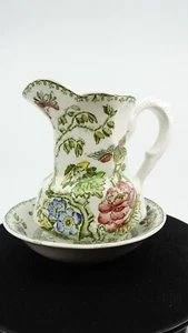 Jarra y plato Estate Crown Staffordshire - Imagen 1 de 11