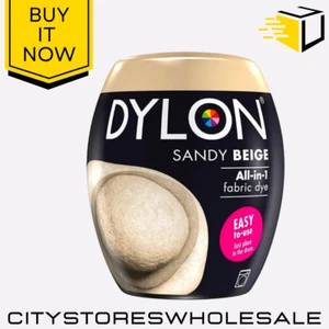 Dylon All In One Fabric Machine Dye Pod Sandy Beige Clothes Washing 350g - Picture 1 of 5