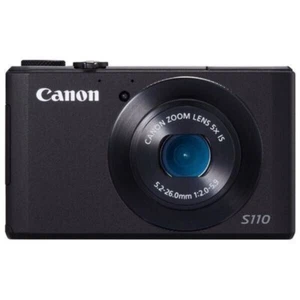 Cámara digital Canon PowerShot S110 12,1 MP con LCD de 3 pulgadas (negro) - Imagen 1 de 12