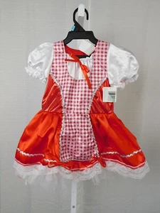 Little Red Riding Hood Toddler Halloween Costume Dress - 2-4 Years #7357 - Picture 1 of 4