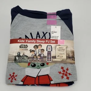 Star Wars The Mandalorian Unisex Kids PJ Set Size 4 - Picture 1 of 4