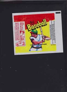 TOPPS BASEBALL WRAPPER 1973 VARIANTE BATTERIA - Foto 1 di 1