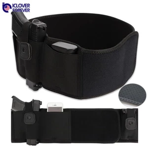 Belly Band Gun Holster Waist Belt Concealed Carry Men Women Fits Glock Sig S&W - Picture 1 of 13