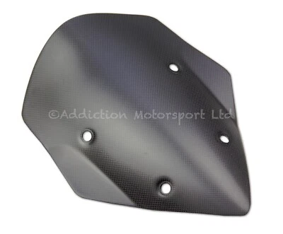 Pára-brisa Ducati Multistrada 1200 2016-2019 fibra de carbono completo fosco - Imagem 1 de 4