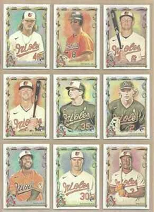 2023 Topps Allen & Ginter BALTIMORE ORIOLES Base Team Set of (9) Gunnar Ripken - Picture 1 of 1