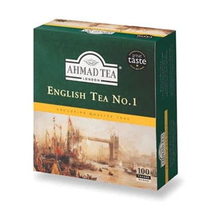 Ahmad English Tea No. 1 Black Tea 100 tagged tea bags - Picture 1 of 2