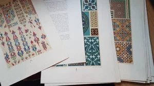 Racinet L'Ornament Polychrome C1885 ORIGINAL Prints - ANCIENT CIVILISATIONS - Picture 1 of 116