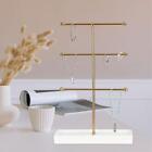 Jewelry Display Stand, 3 Tier T Bars Jewelry Holder Exquisite Tabletop Jewelry