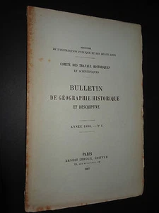 BULLETIN DE GÉOGRAPHIE HISTORIQUE ET DESCRIPTIVE - ANNÉE 1886 - N°4   - Picture 1 of 2