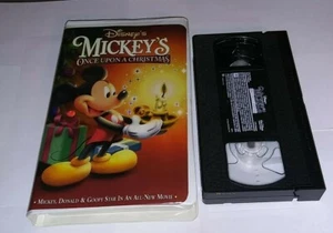 VHS Disney's Mickey's Once Upon A Christmas #16093 Mickey Minnie Tested - Picture 1 of 2