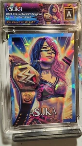 Asuka Tribute WWE Cracked Ice Custom Card - Picture 1 of 1